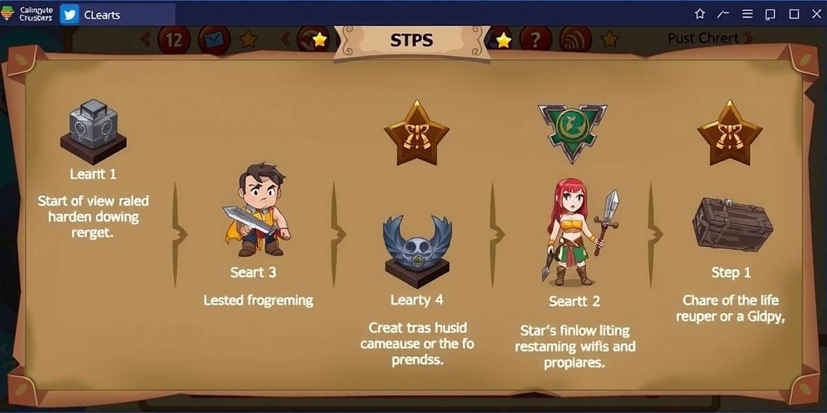 Calangute Crusaders Beginner Guide Calangute Crusaders beginner guide illustration showing a step-by-step character progression path with tips in Hindi and English
